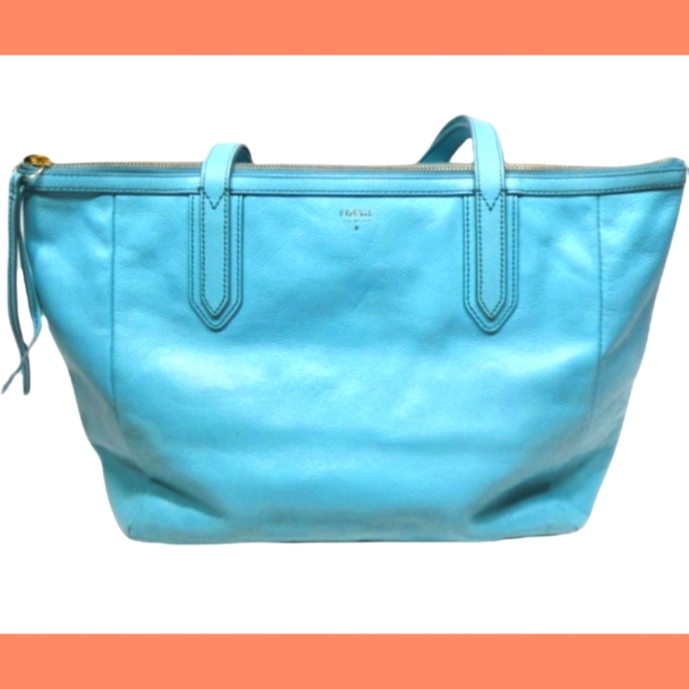 Fossil Leather Sydney Tote - Very Good Pre Owned Condition